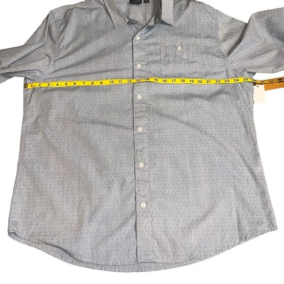 NWT Burnside Crushin It Woven Blue Casual Button Down Shirt Size 2XL - Picture 8 of 11